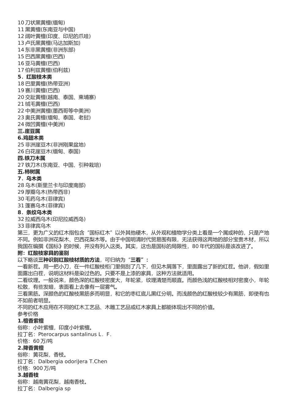 红木分类鉴别与红木家具培训资料全_第3页