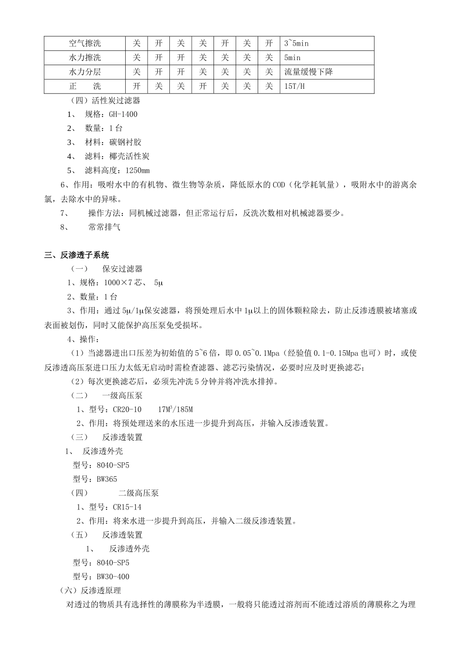 纯水系统操作规程介绍_第3页