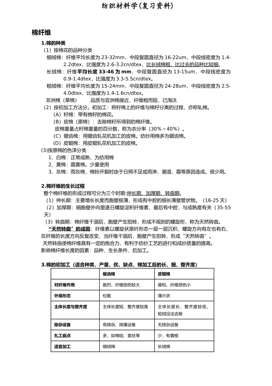 纺织材料学考研资料全_第2页