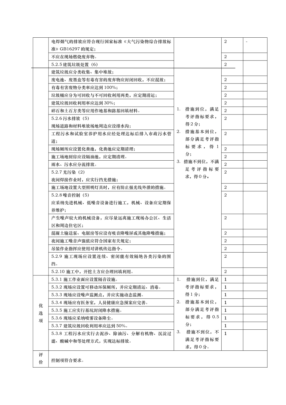 绿色施工评价三阶段表格模板_第2页