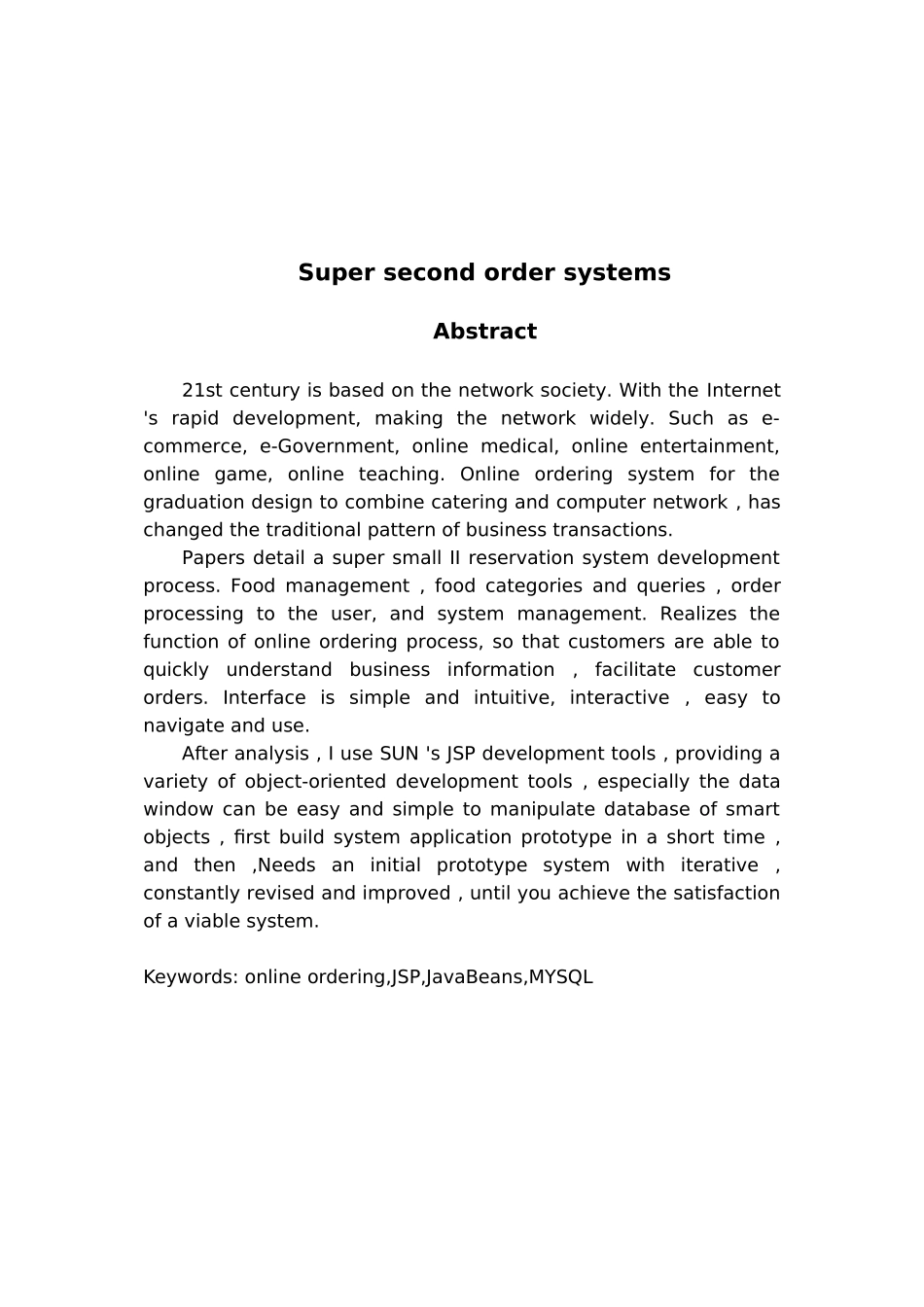 网上订餐系统毕业论文_第3页