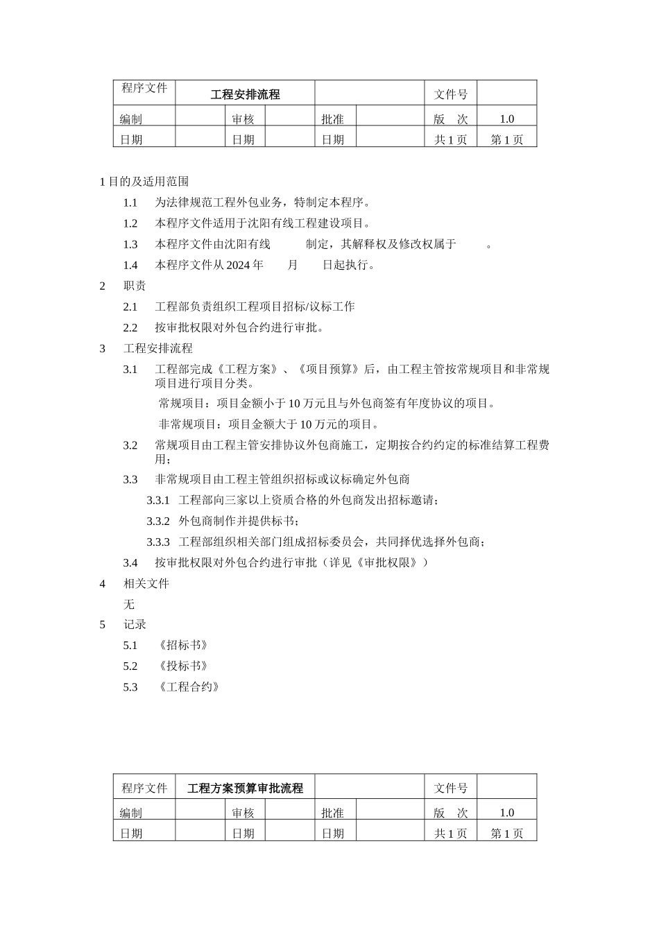 网络规划建设流程程序文件岗位说明书_第3页