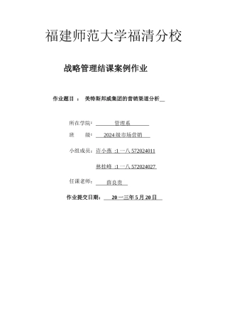 美特斯邦威集团的营销渠道分析