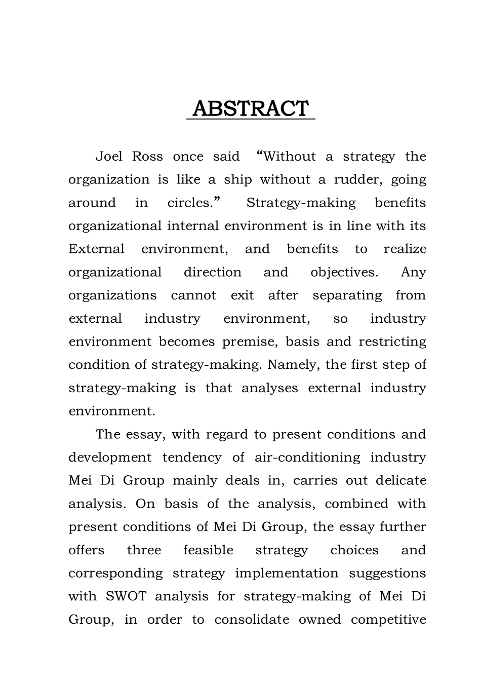 美的空调行业的战略分析报告_第3页