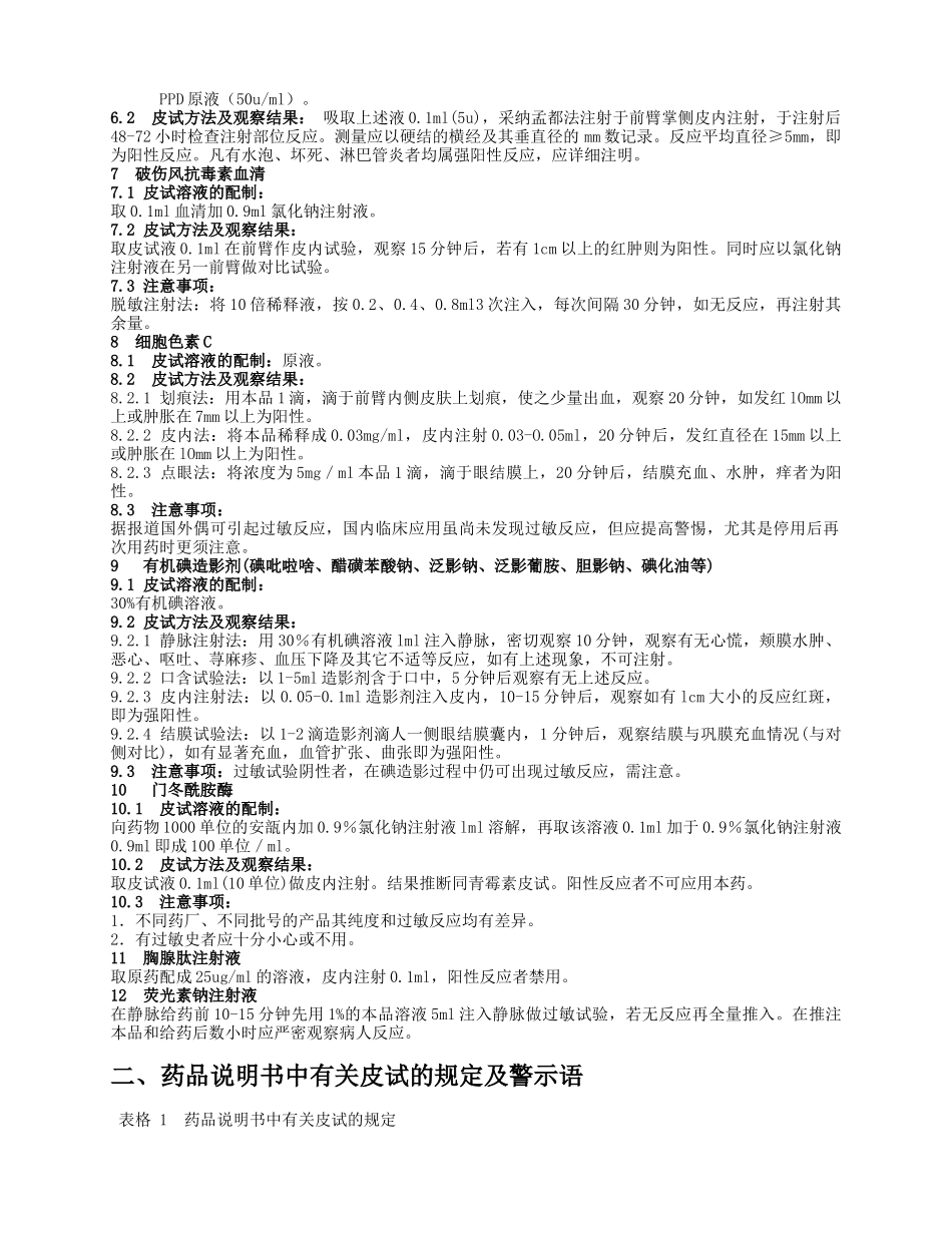 药物皮试知识概述_第2页