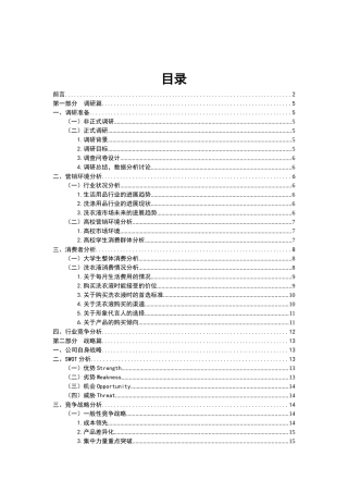 莞用洗衣液策划书