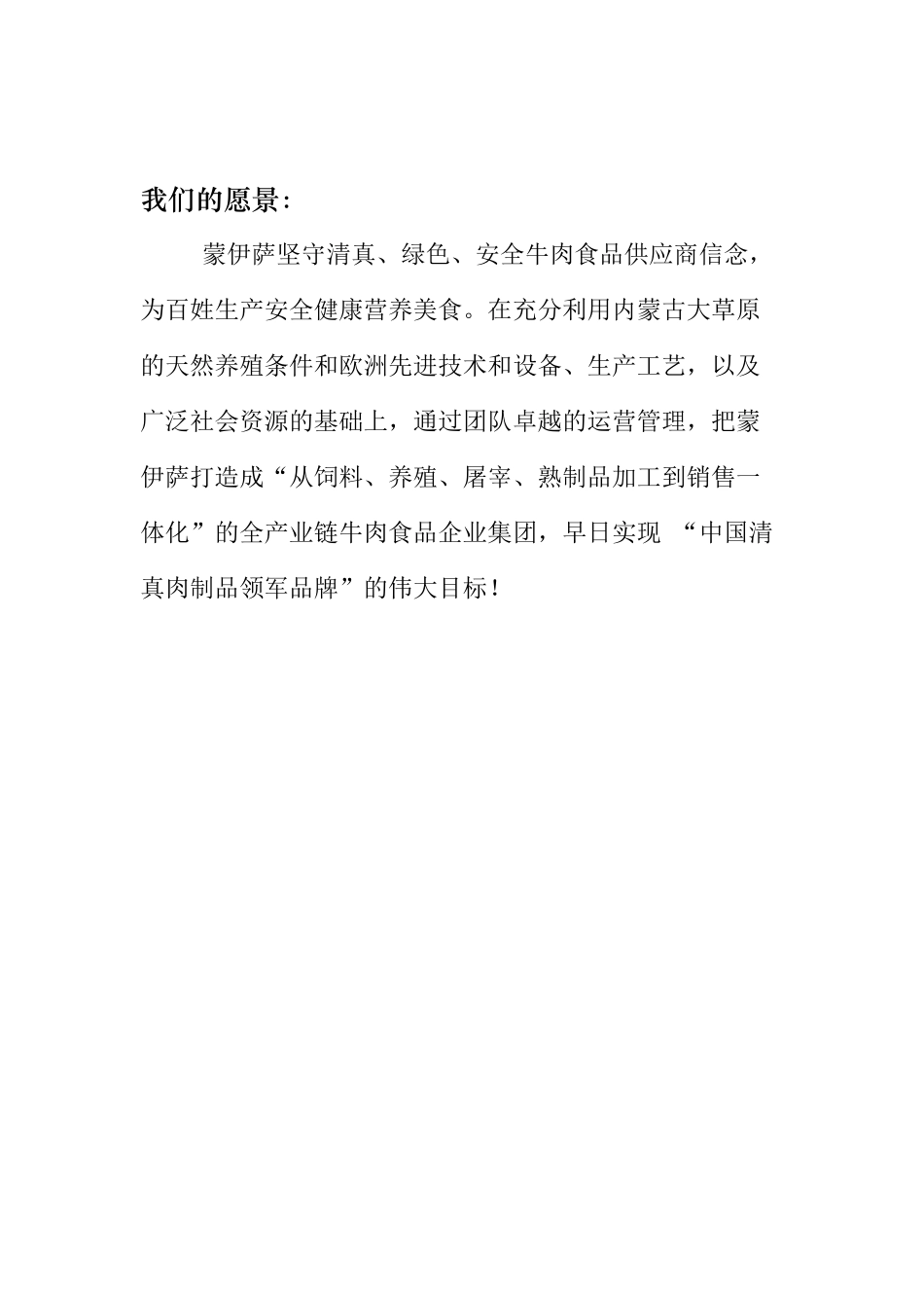 蒙伊萨食品公司商业计划书DOC_第2页