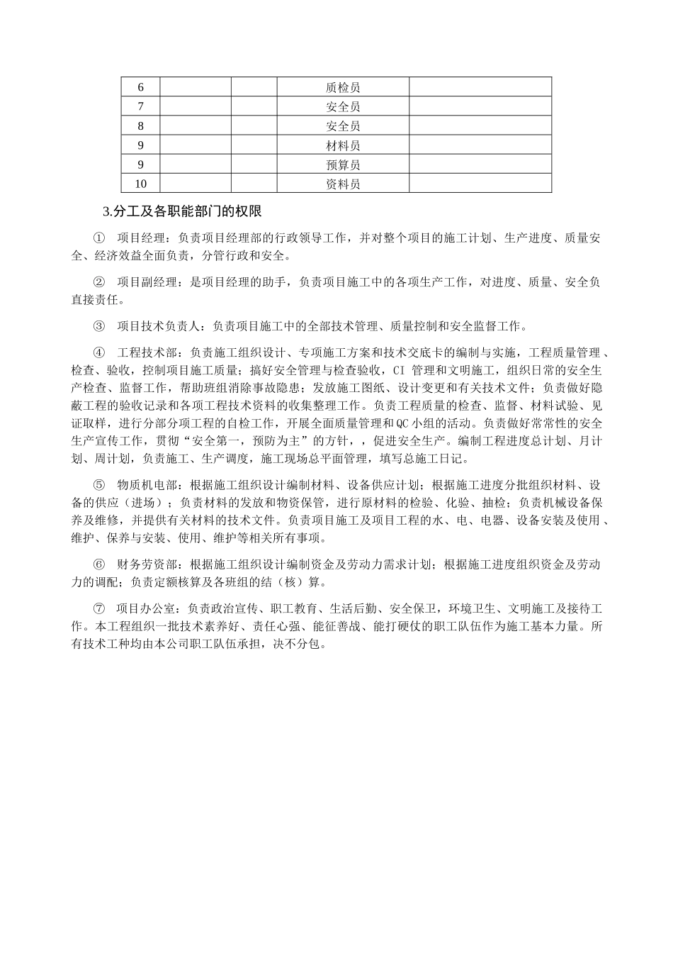 衡阳市江山花苑施工组织设计（DOC36页）_第3页