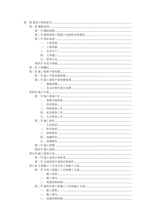 装饰工程投标书5
