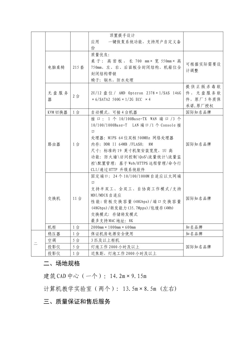 襄樊学院理工学院实验室建设项目招标书_第2页