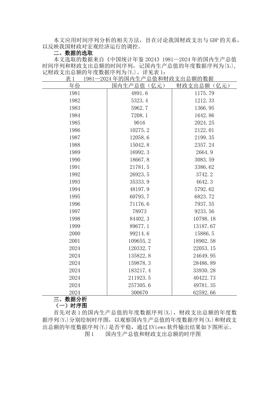 论国内生产总值与财政支出总额关系的分析_第2页