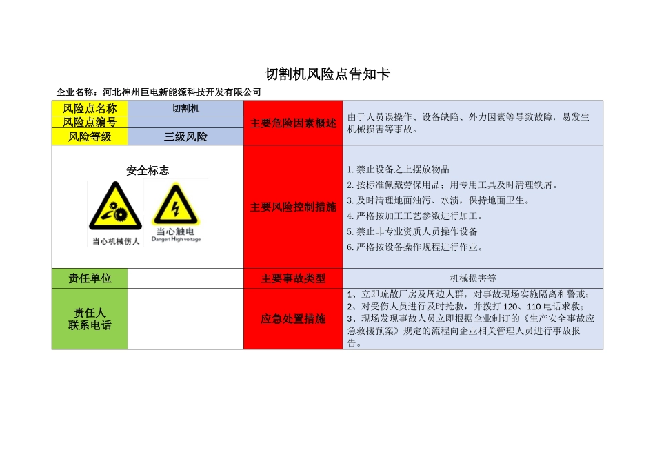 设备危险源辨识风险点告知卡_第2页
