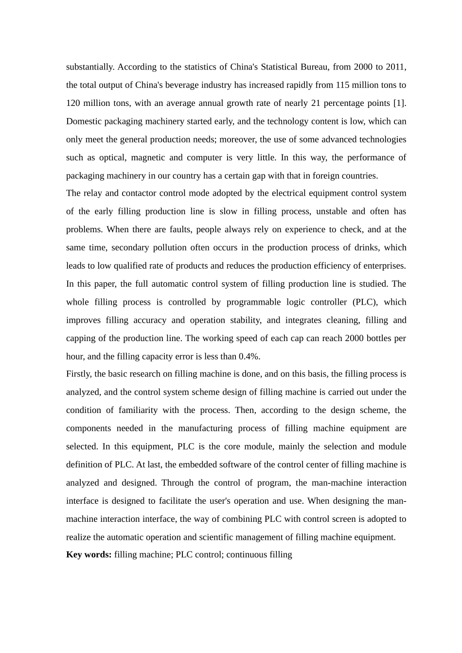 plc自动控制灌装机数控技术专业论文_第2页
