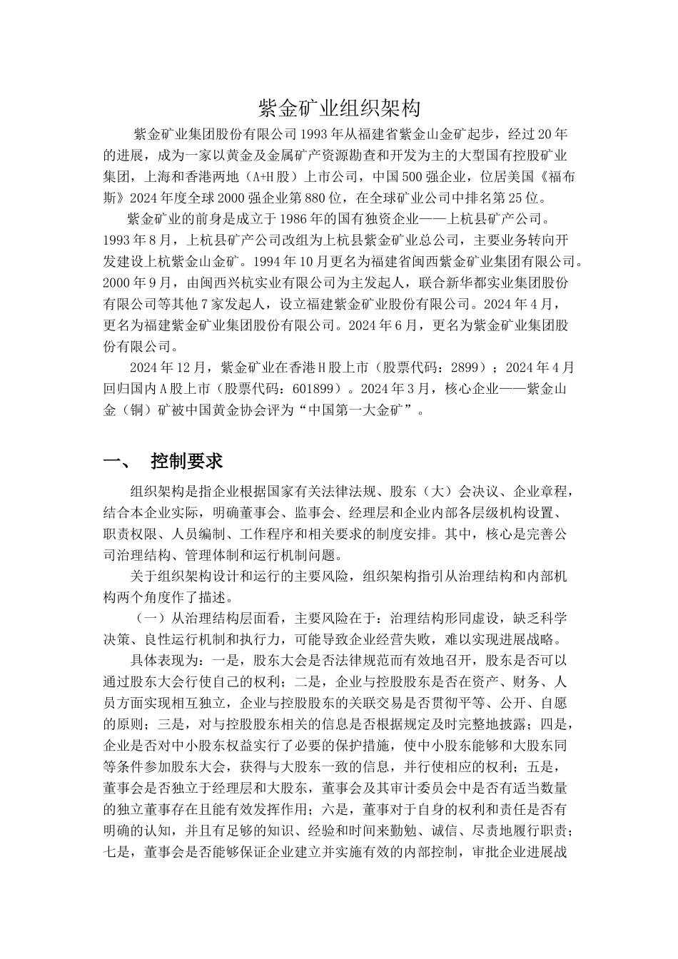 资金矿业内部控制与分析_第2页