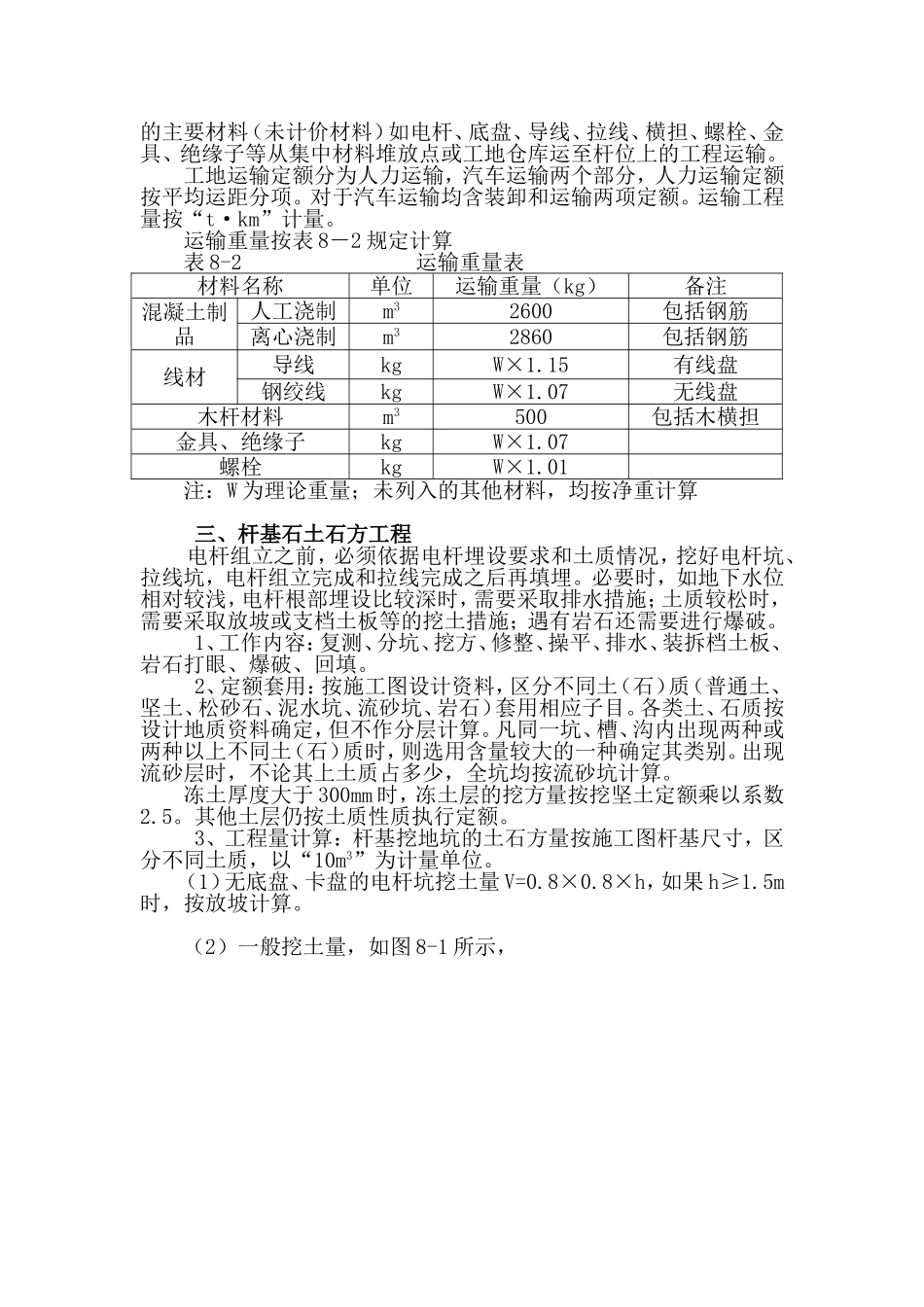 10kV线路工程施工图预算工作(配电线路)_第3页