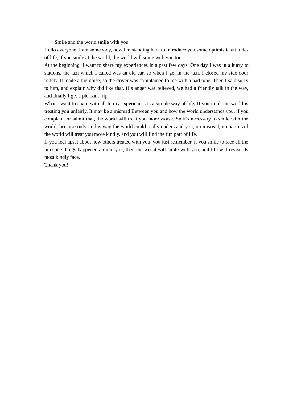 smile and the world_第1页