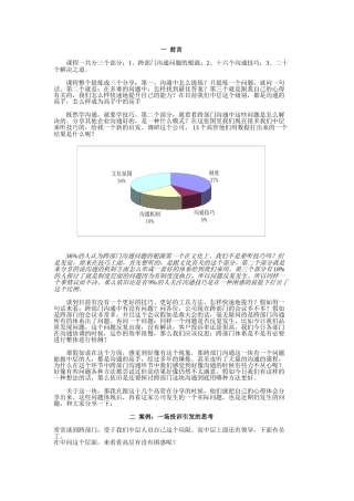 跨部门沟通技巧培训