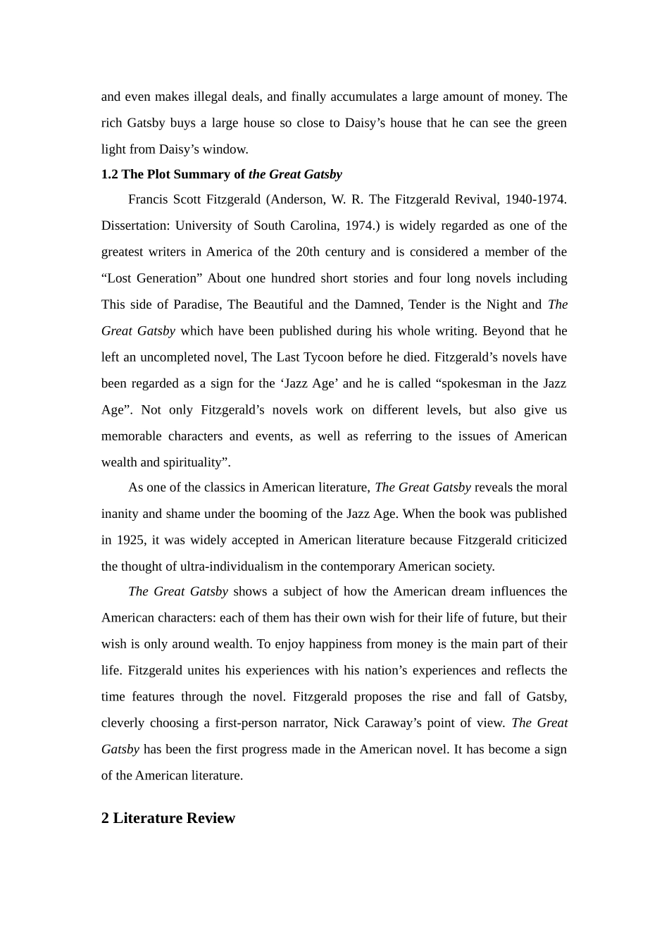 Symbolism in The Great Gatsby_第2页