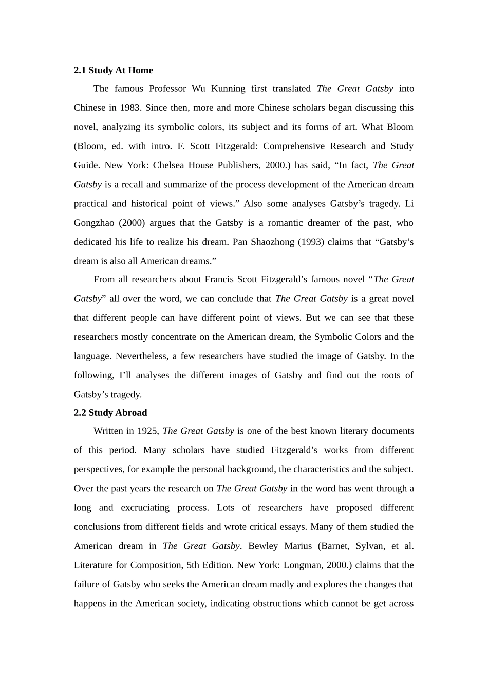 Symbolism in The Great Gatsby_第3页