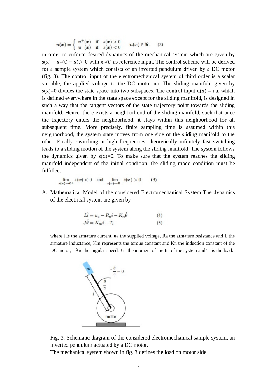 Control of Electromechanical Systems using Sliding Mode Techniques_第3页
