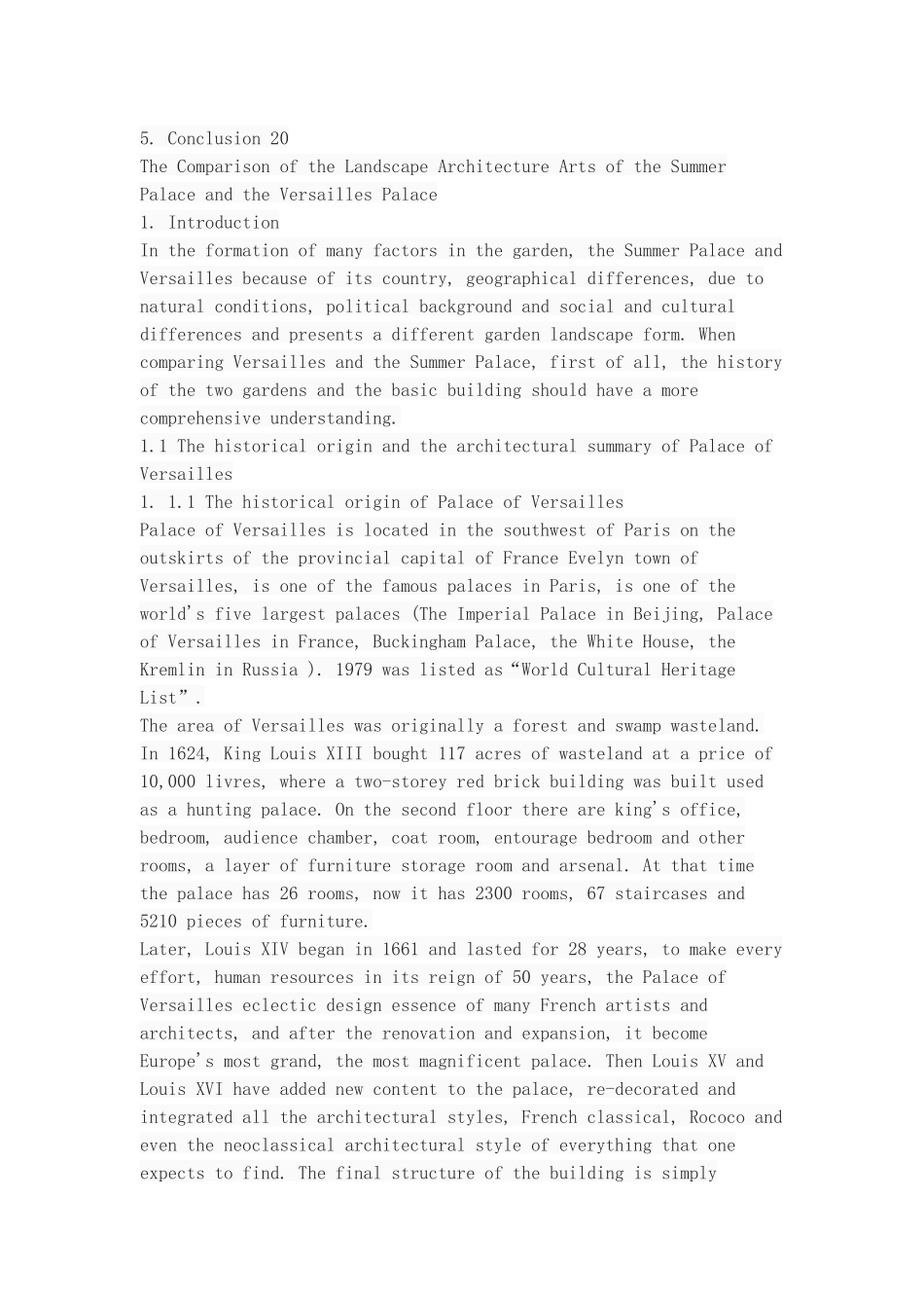 The Comparison of the Landscape Architecture Arts of the Summer Palace and the Versailles Palace_第3页