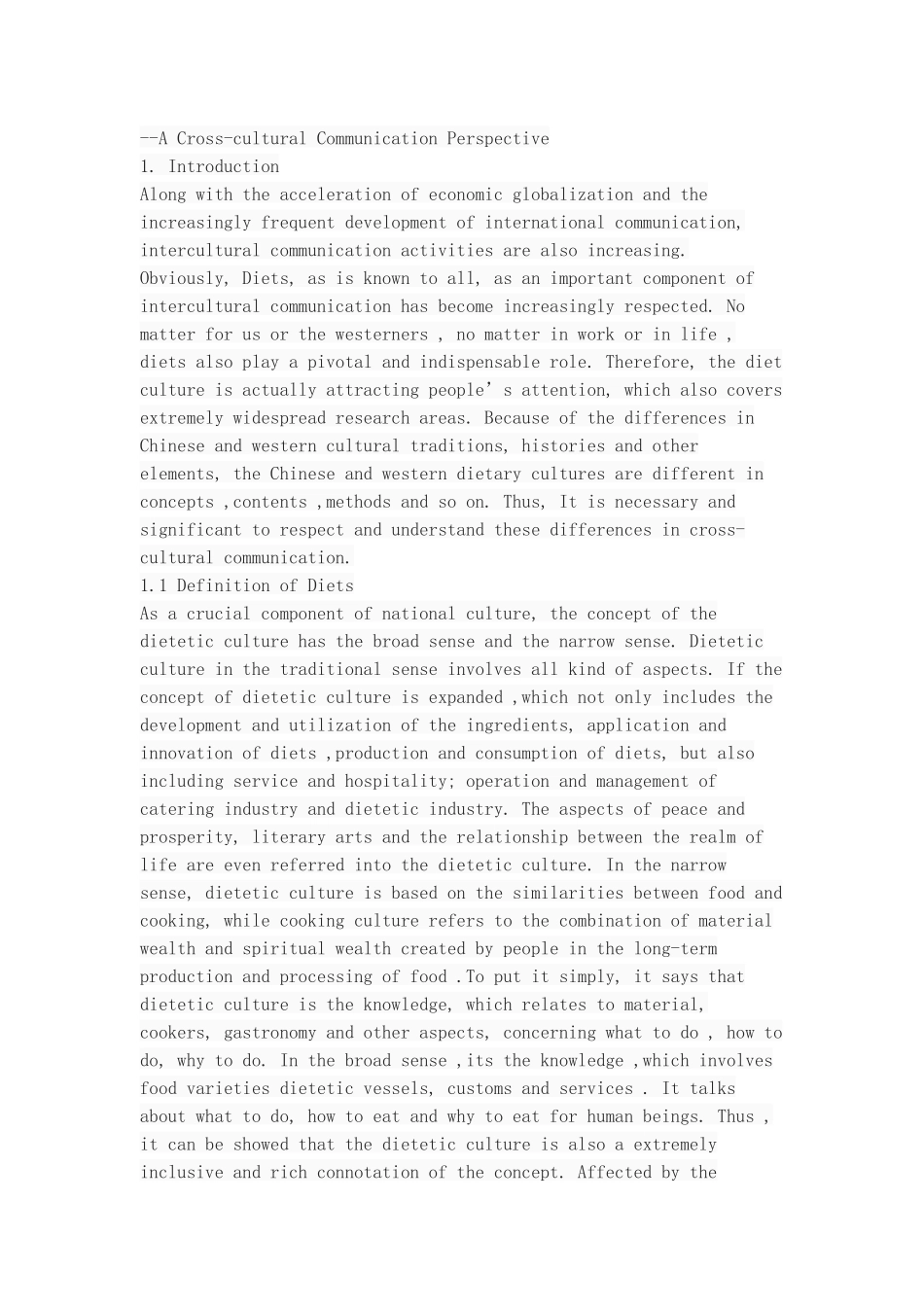 Cultural Differences in Diets Between China and the West_第3页