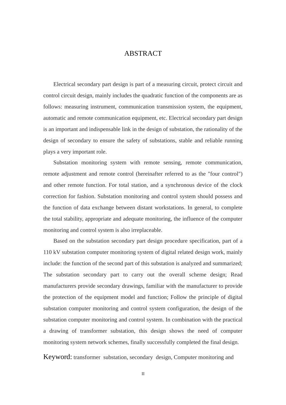 110kV数字化变电站二次部分设计  电气工程专业_第2页