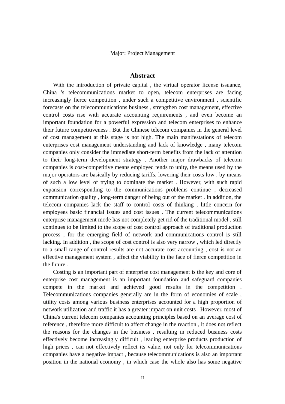 TZ公司北部环网工程成本分析与控制  会计学专业_第2页