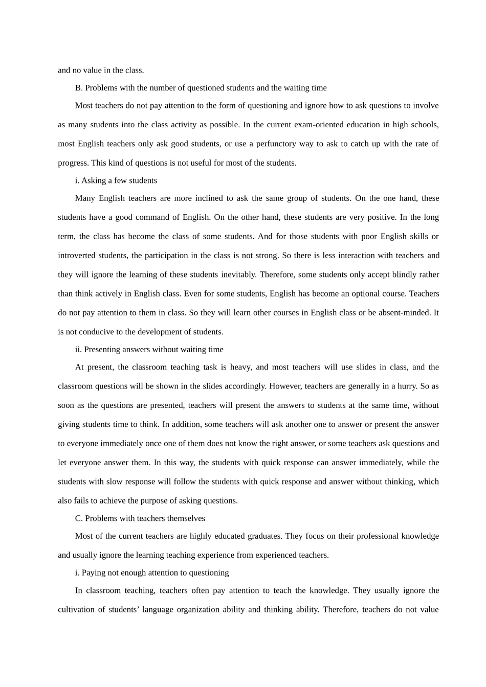 uestioningStrategiesofHighSchoolEnglishTeacher论文降重修改_第3页