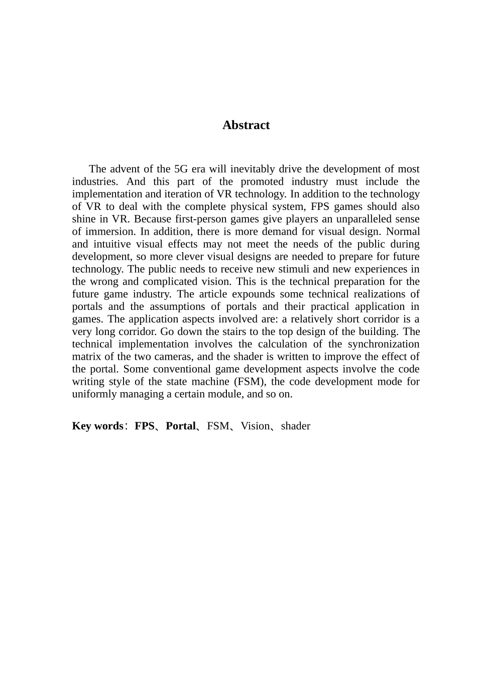 Unity3D的折叠空间射击类游戏的设计与实现_第2页