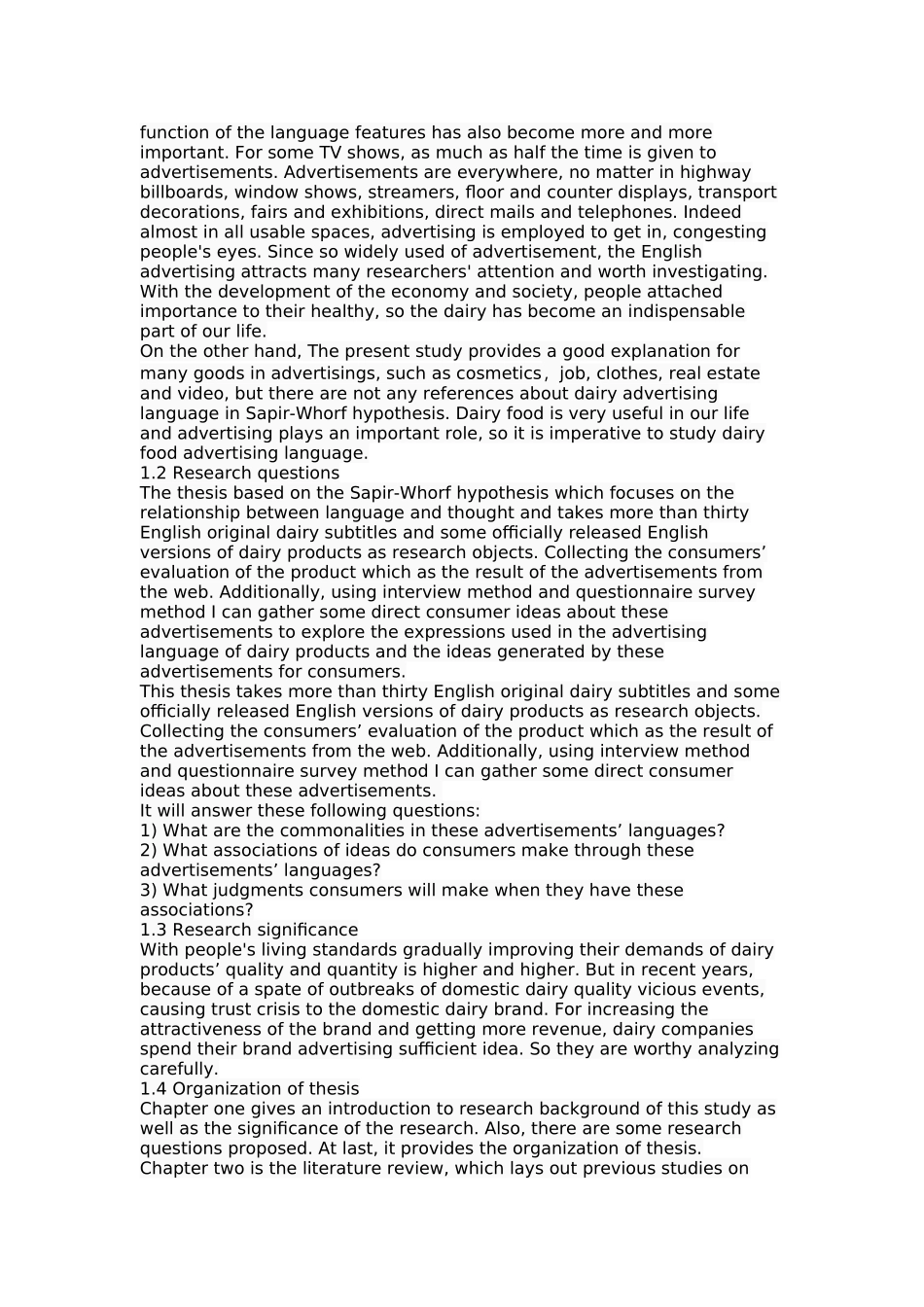 基于萨丕尔沃尔夫假说对中国奶制品广告的效果分析_第2页