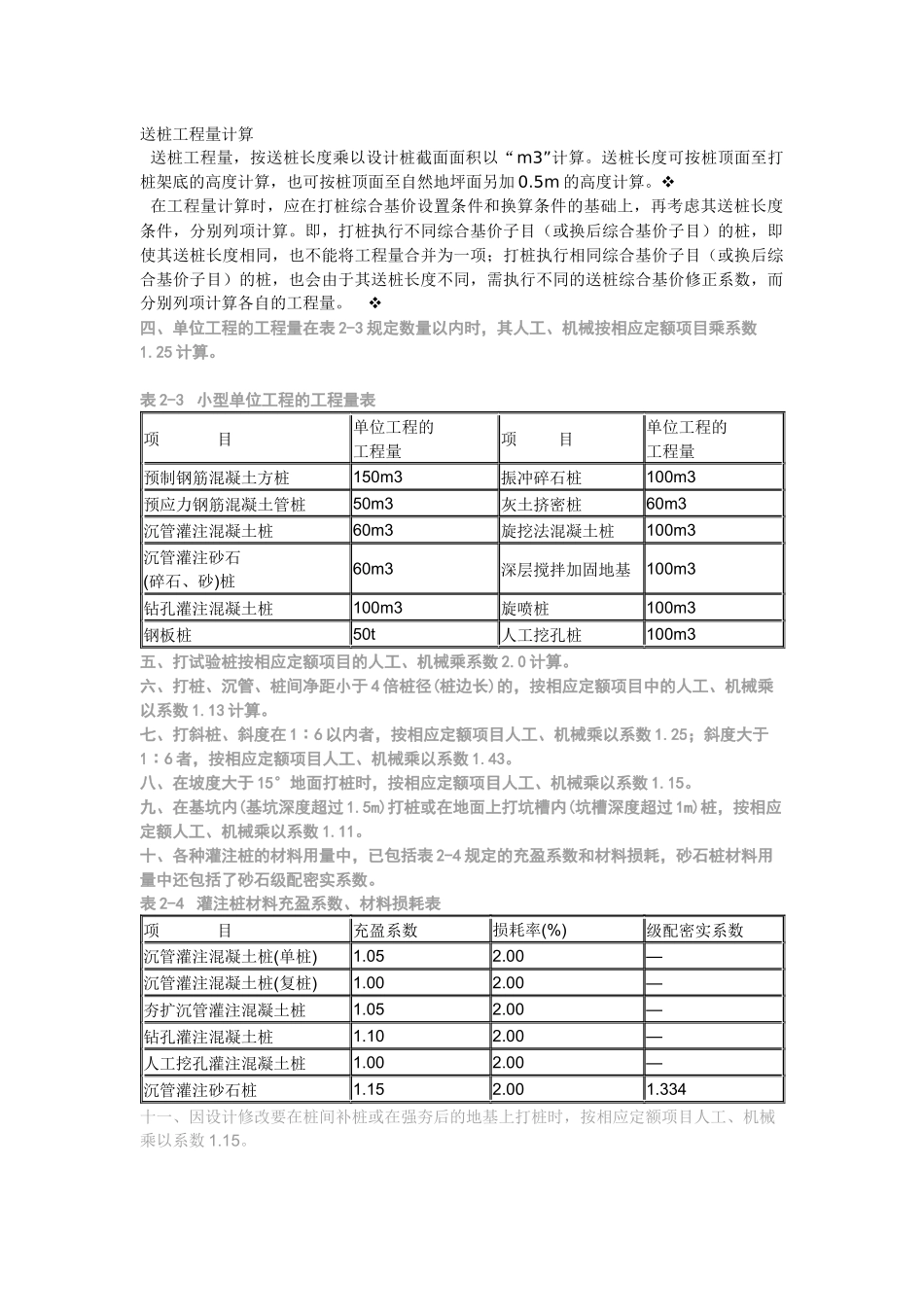 送桩工程量计算_第1页