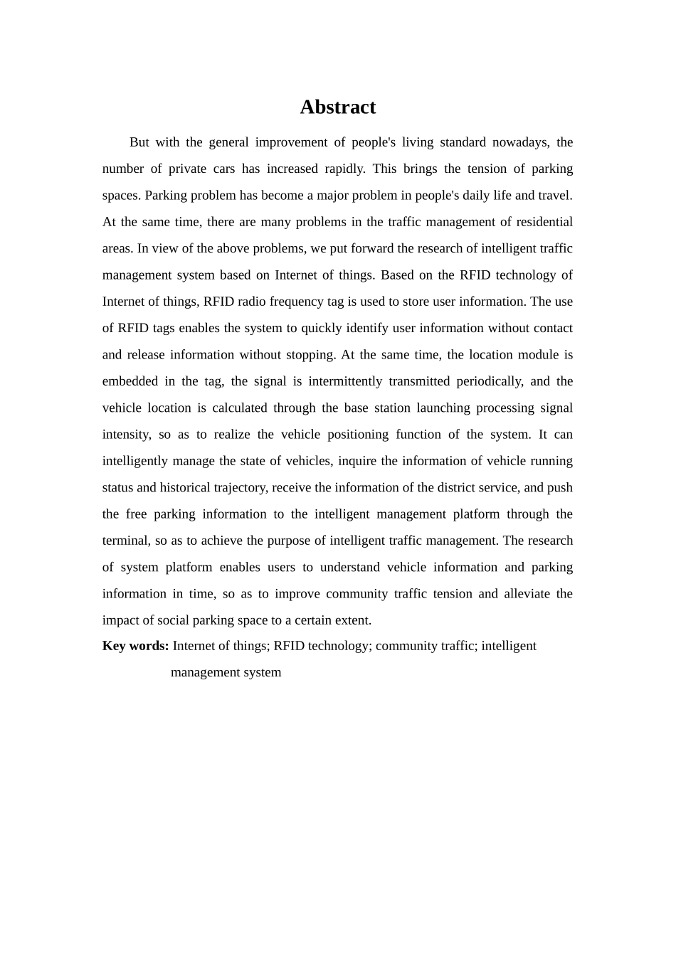 基于物联网的小区交通智能管理系统的研究_第2页