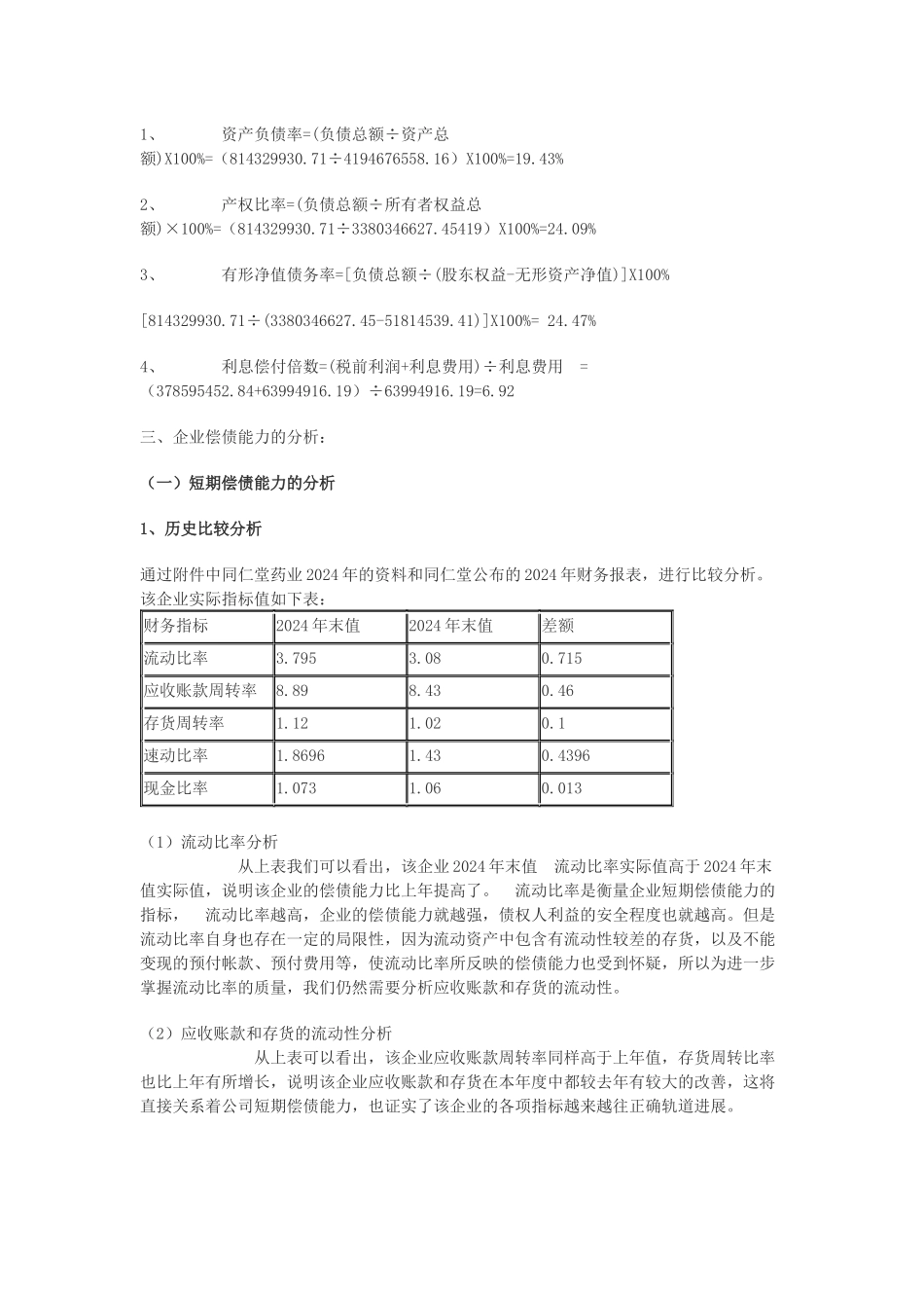 选定公司：同仁堂医药_第2页