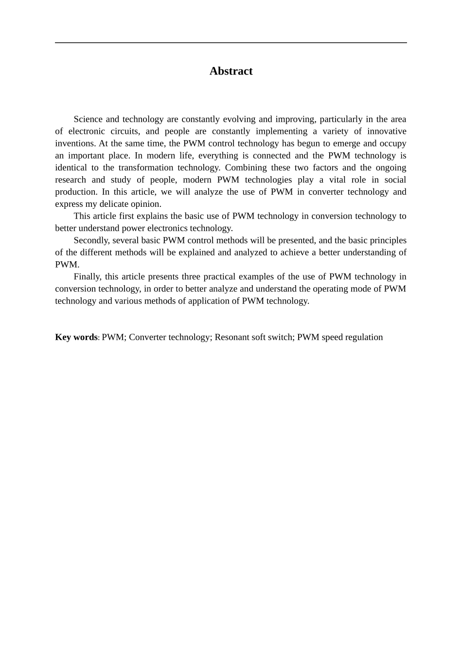 PWM变流技术应用研究分析_第2页