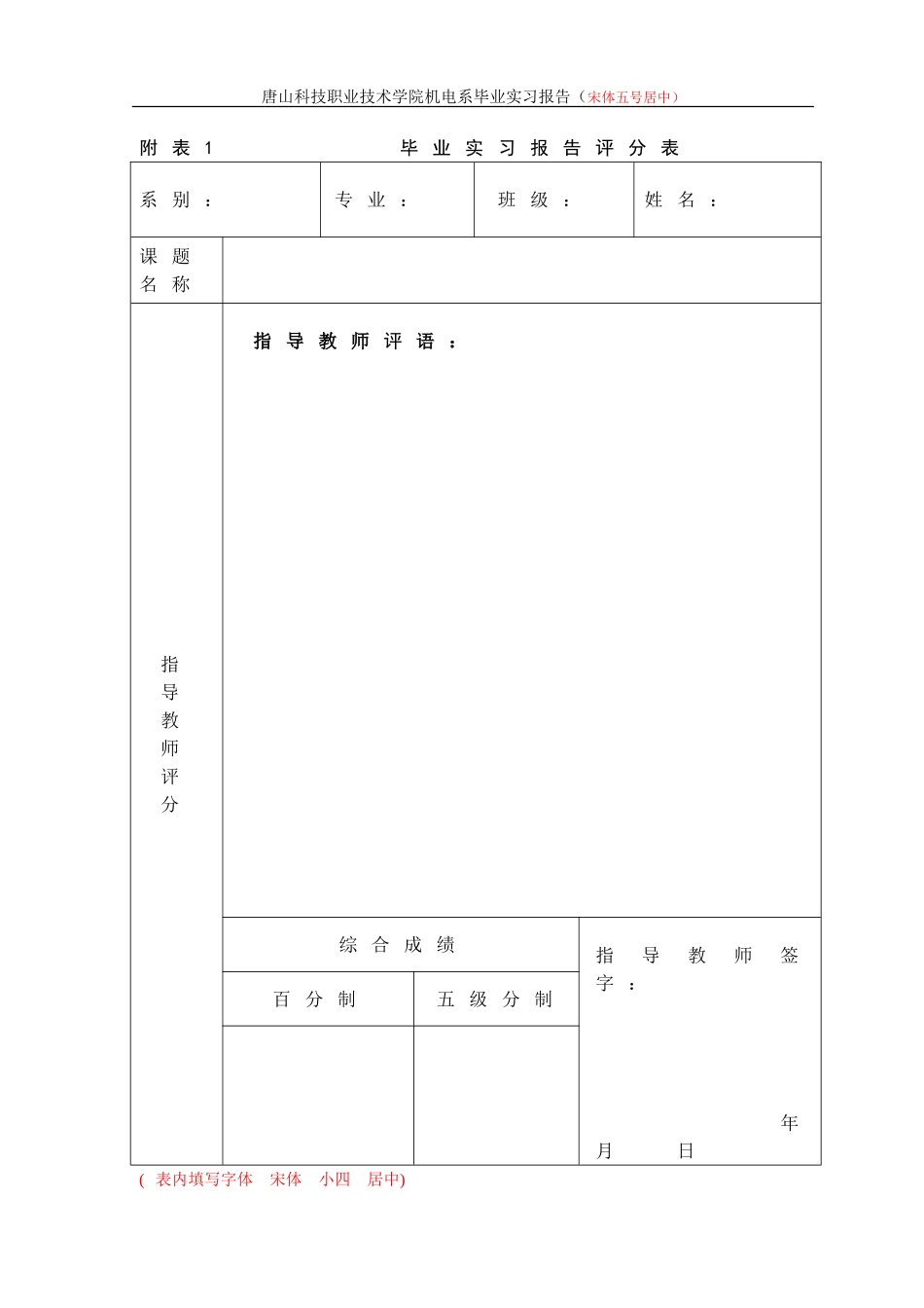 2018届机电系毕业实习总结报告规范模板（高职）_第2页