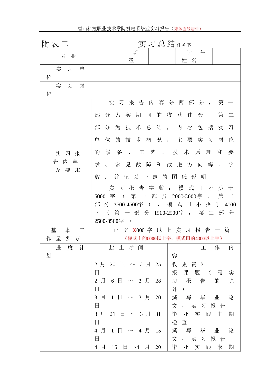 2018届机电系毕业实习总结报告规范模板（高职）_第3页