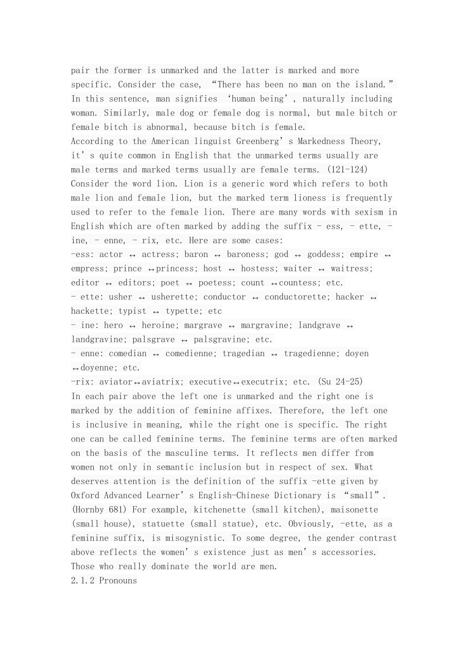 A Brief Analysis of Sexism in English Language_第3页