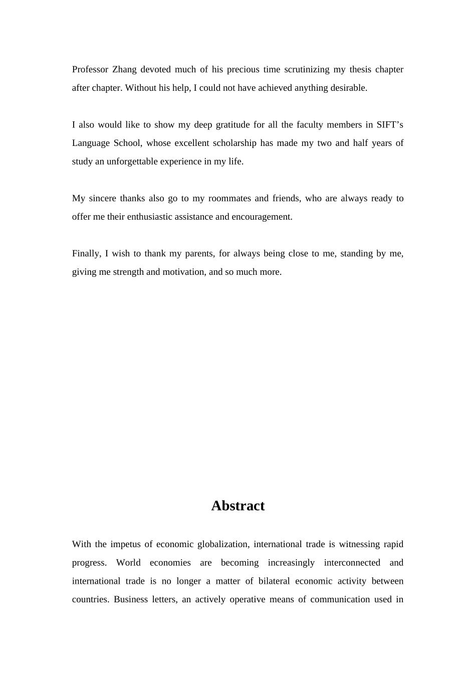 A Communicative and Stylistic StudyOf Business Letters_第3页