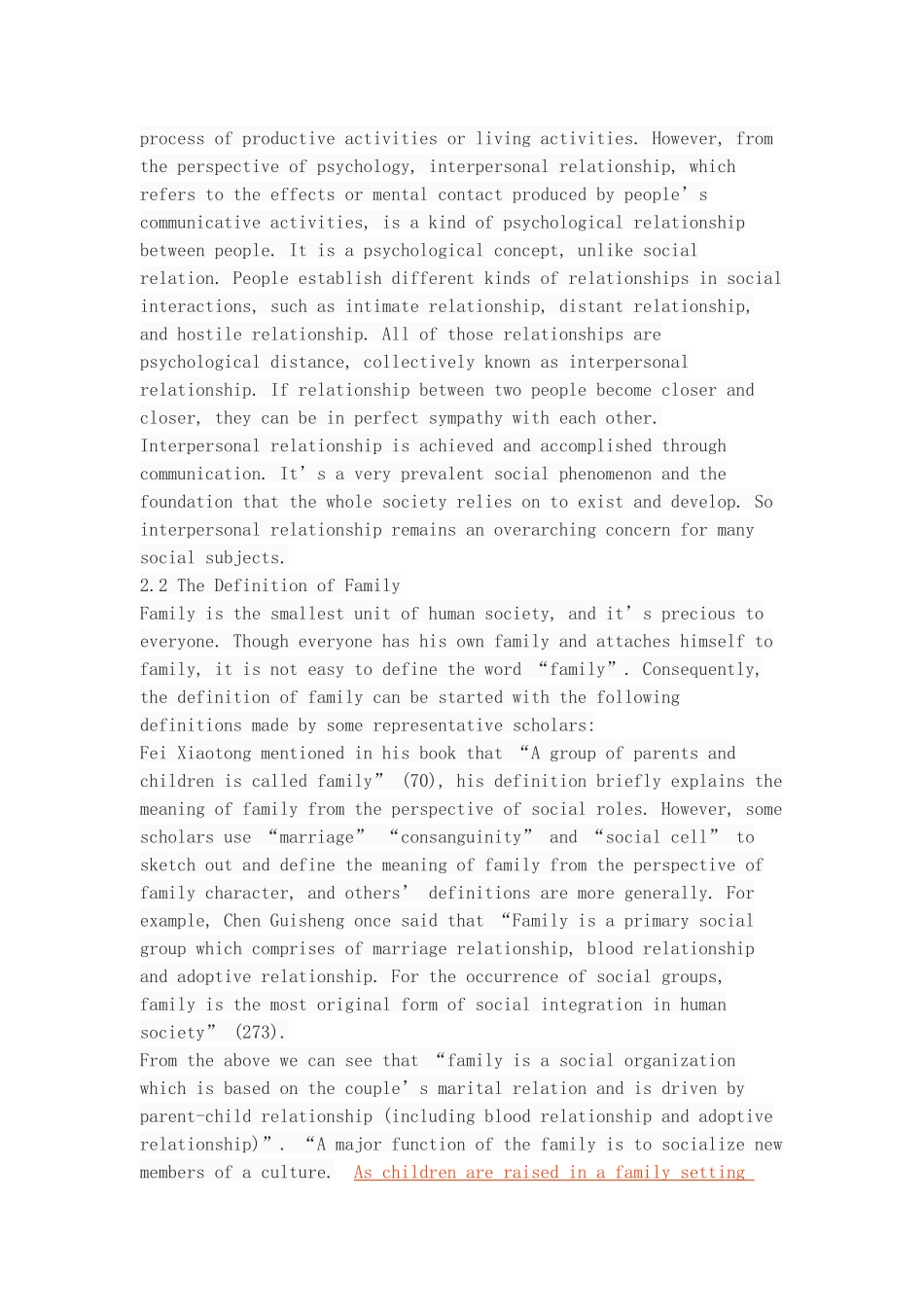 A Comparative Study of Chinese and American Interpersonal Relationships in Family_第3页