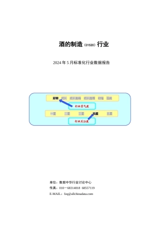 酒制造行业报告