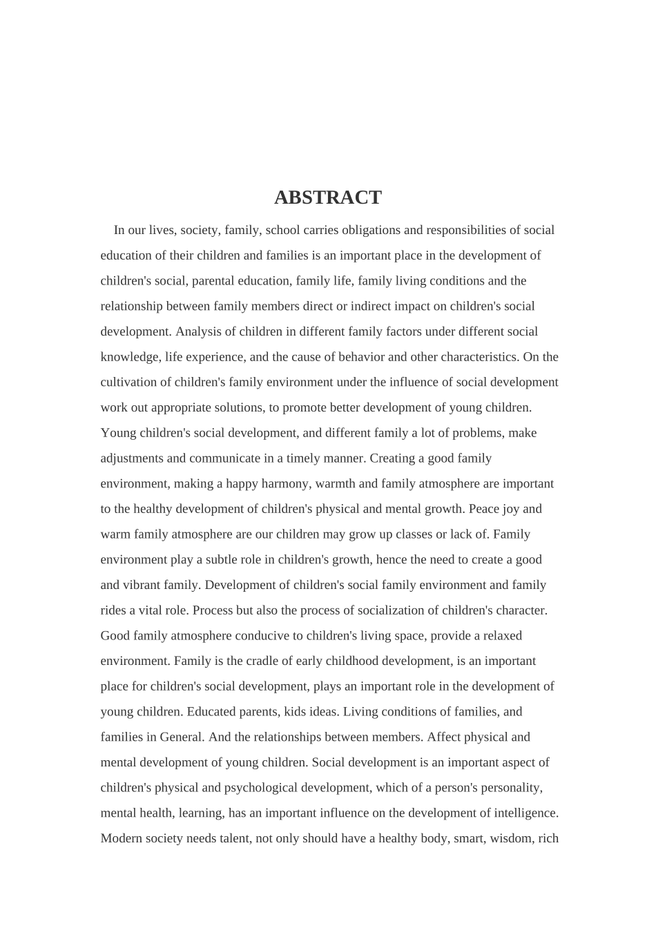 家庭氛围影响幼儿社会性发展的调查研究_第2页