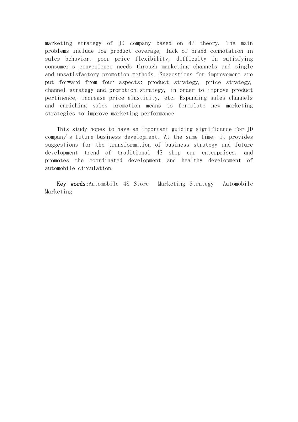 JD品牌汽车营销策略分析_第3页