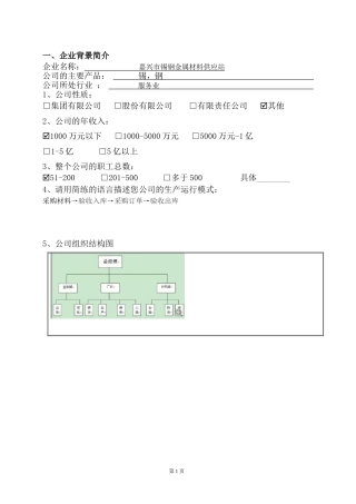 嘉兴市锡钢金属材料供应站采购业务的内部控制