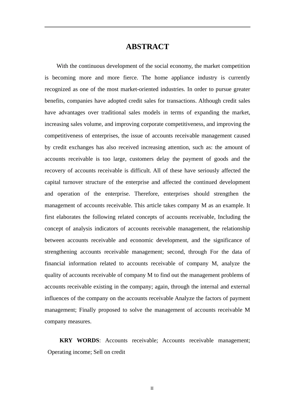 M公司应收账款管理分析M公司应收账款管理分析_第2页