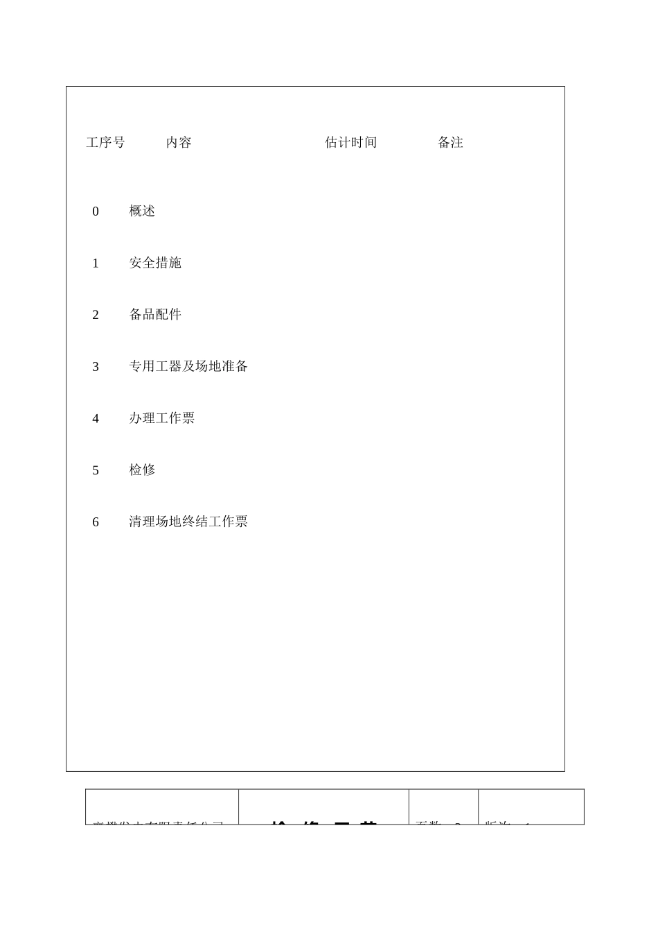锅炉检修工艺卡-汽包_第3页