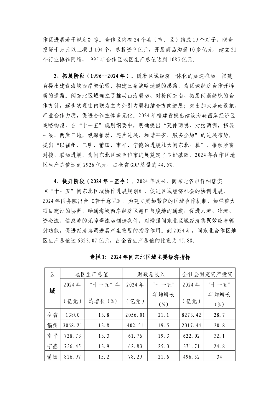 闽东北区域合作发展规划_第2页