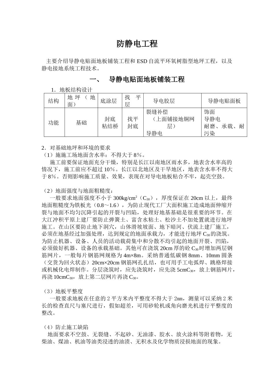 防静电工程 培训教材之四_第1页