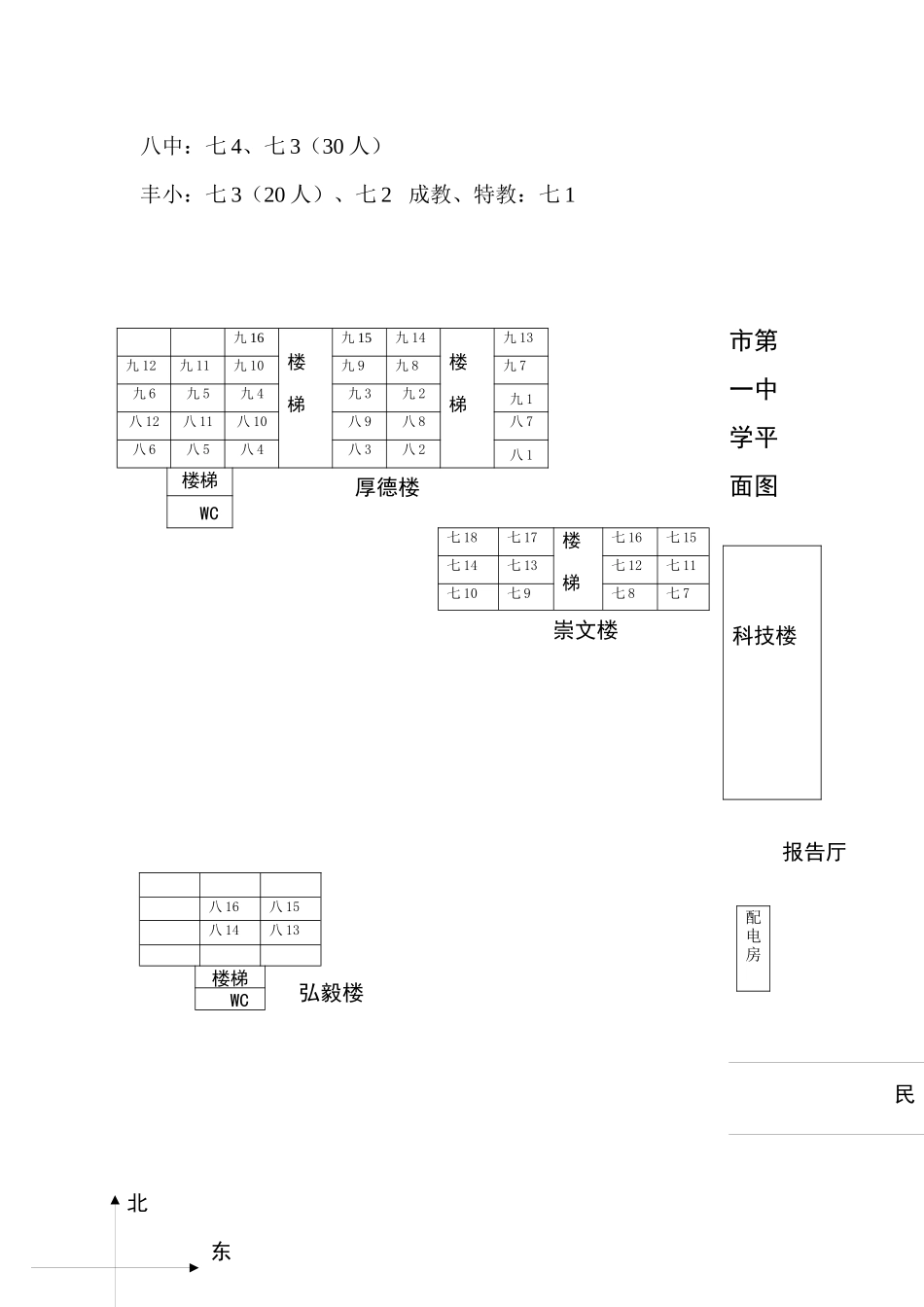 附：师德培训教室安排表-附：各校教师师德培训教室安排_第2页