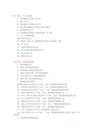 建筑工程全过程资料